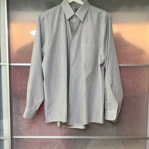 Van Heusen White Dress Shirt Professional Elegance